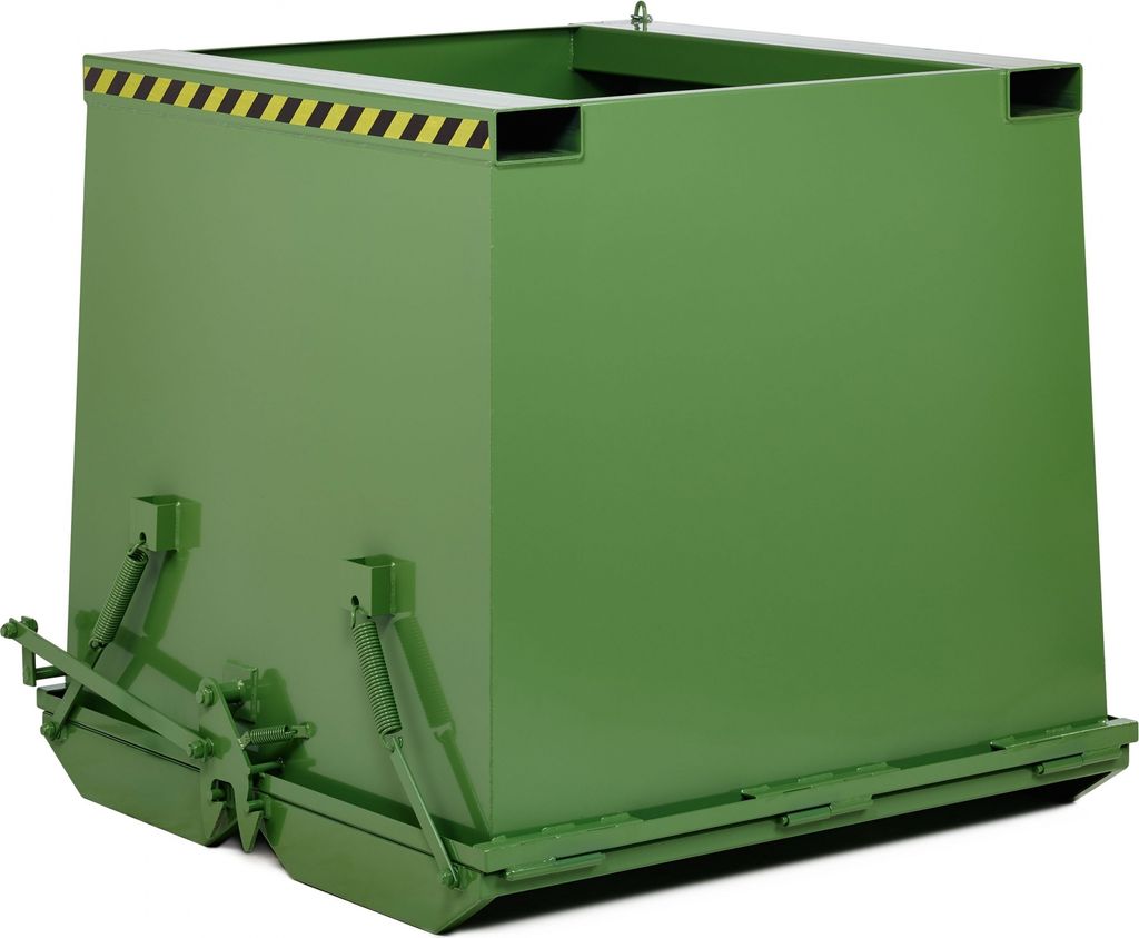 RR Industrietechnik Schwerlast- Klappbodenbehälter Typ RKC-200 2000dm³ RAL 6011 Resedagrün