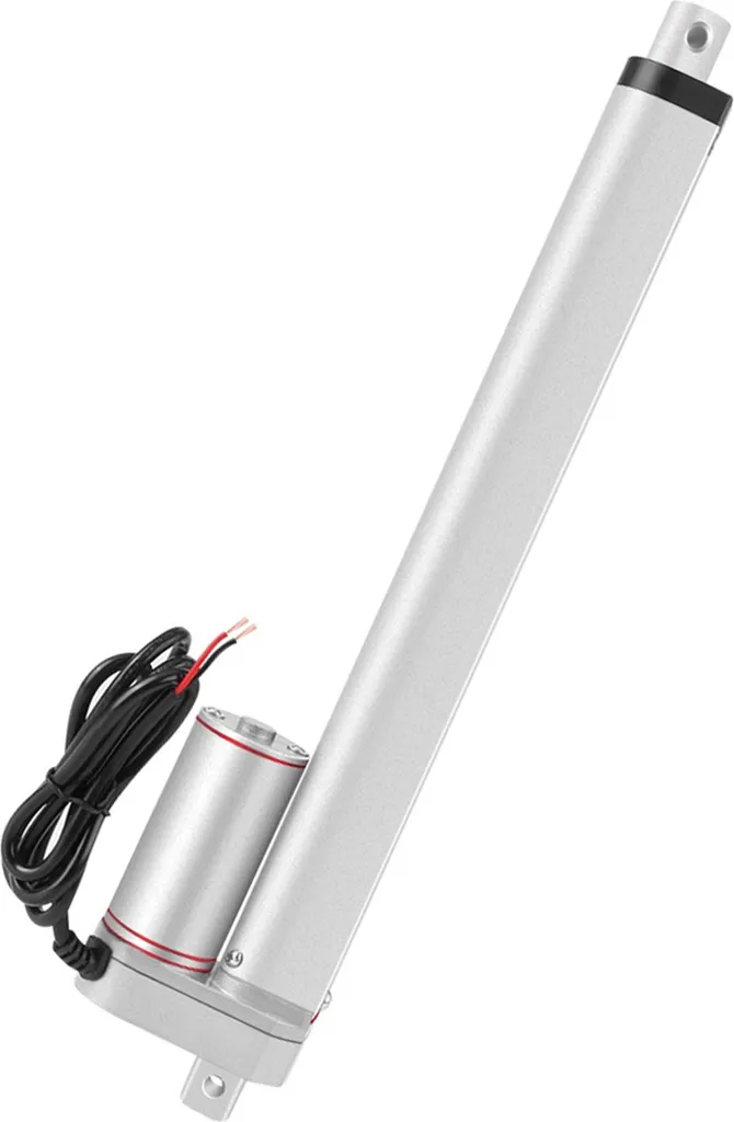 Vérin électrique 24V avec course de 200mm pour automatisation 750N
