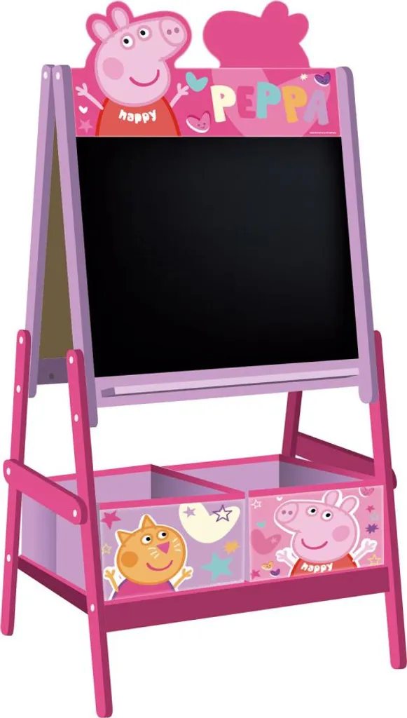 Tableau Peppa Pig rose double face - Ardoise éducative pour s'amuser - 7