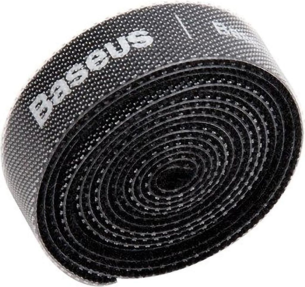 Taśma Rzepowa Baseus Circle Velcro Organizer 50Cm - Czarna