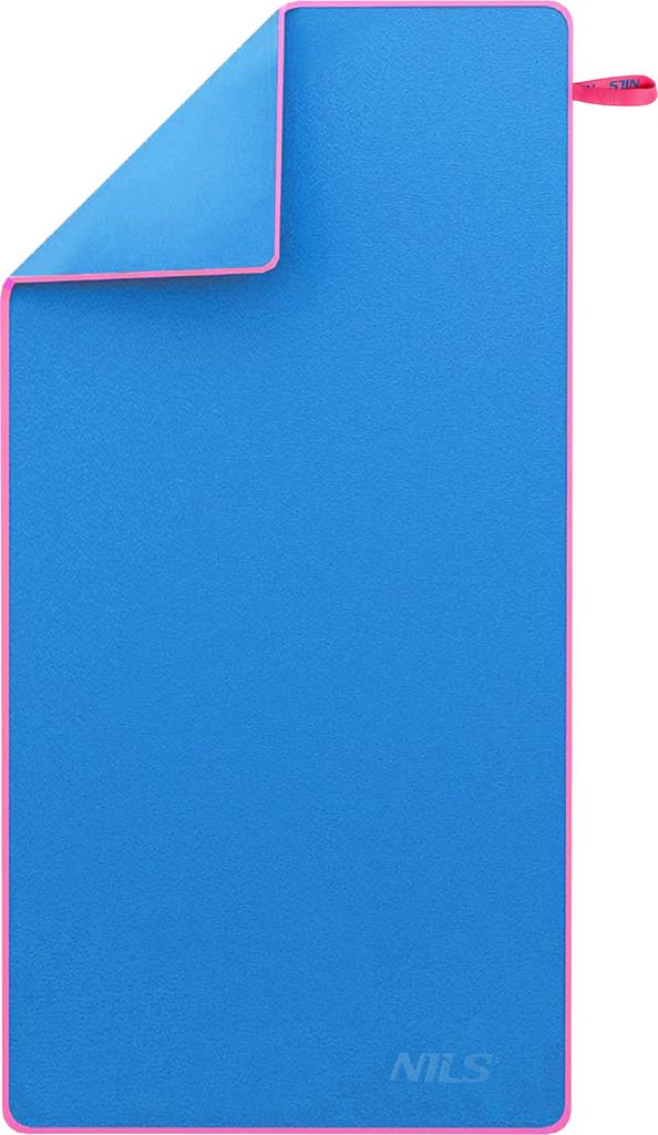 Asciugamano in microfibra NILS NCR13 azzurro/rosa Immagine del prodotto 