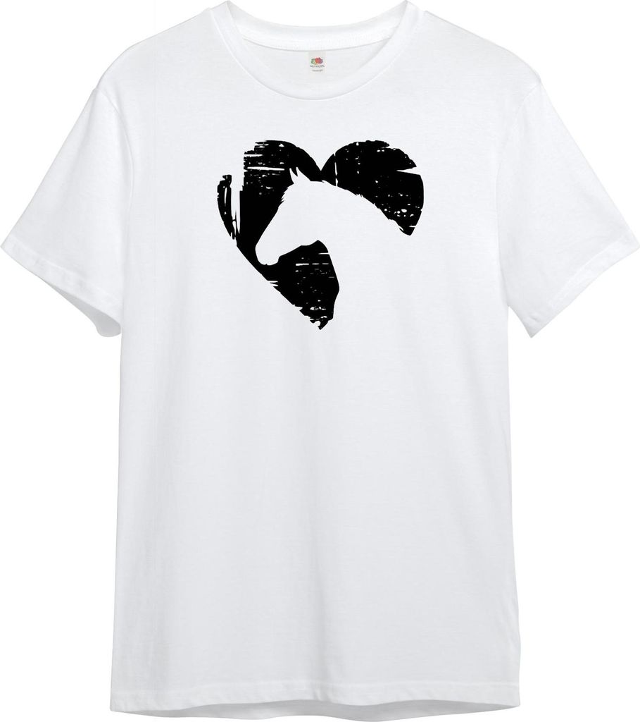 PAULGOS Kinder T-Shirt, Pferdeherz