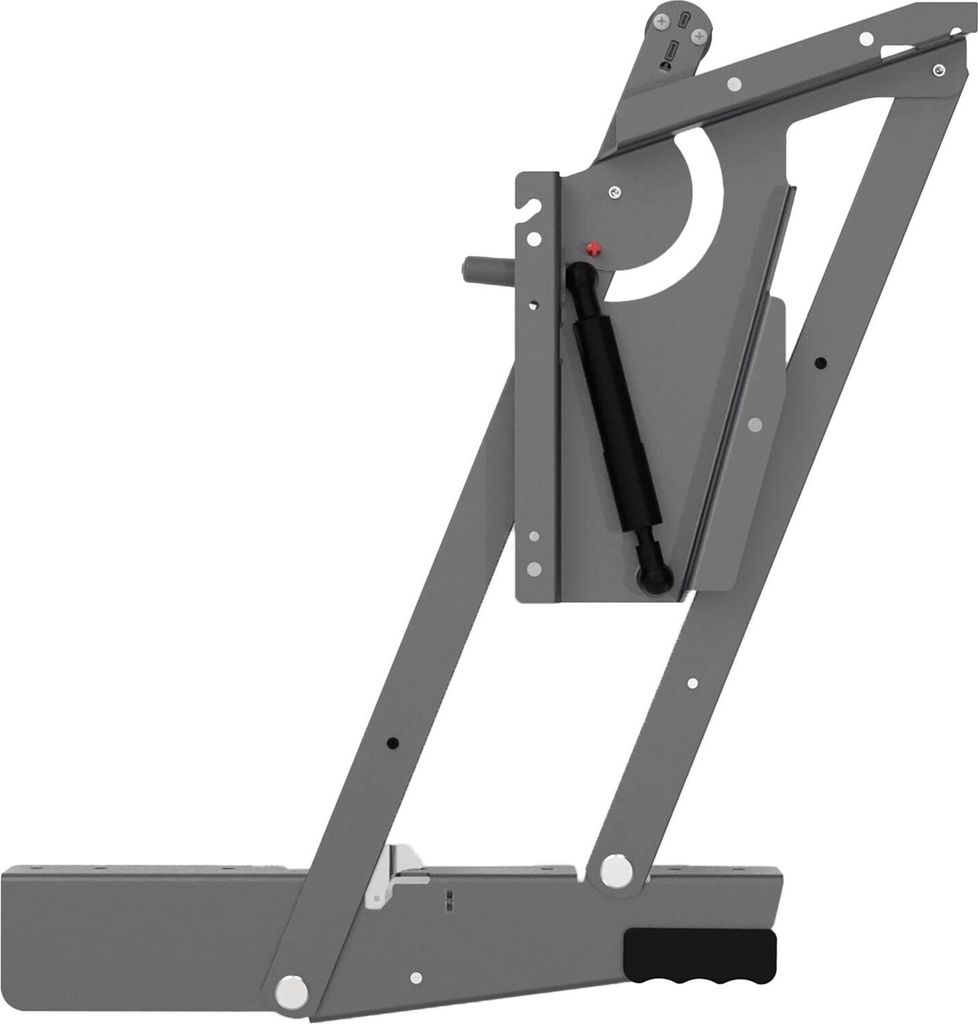 Kesseböhmer ChefsTable KB 400-600 Schwenkbeschlag, Küchengerätehalter, Platzsparer, Parallelschwenkmechanik, einfache Montage, Stahl, Anthrazit,...