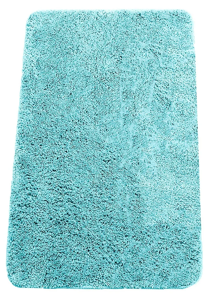 Tapis de bain chenille turquoise 70x120 cm : fini les sols mouillés