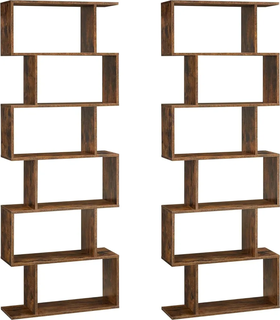 Étagère de Présentation pour Livres et Déco - Lot de 2 Colonnes Modernes