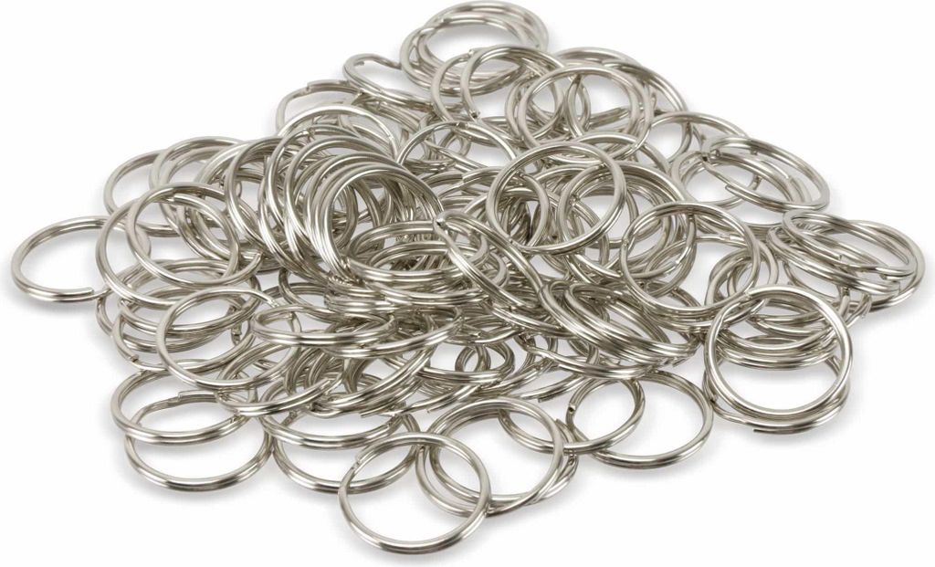 Schlüsselringe, 20 mm, 100 Stück