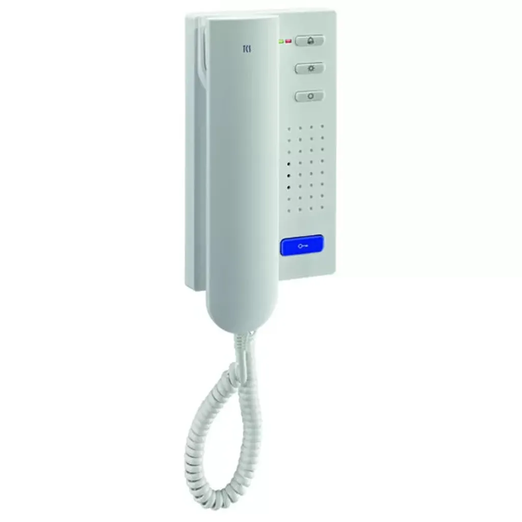 Interphone TCS ISH3130-0140 blanc confort avec 4 touches de commande
