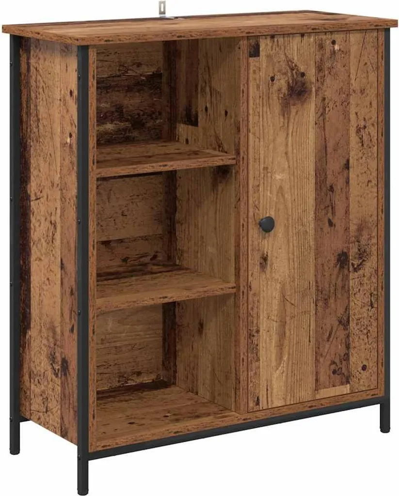 Credenza Legno di Recupero Economica 70x30x80 cm | Mobile Rustico