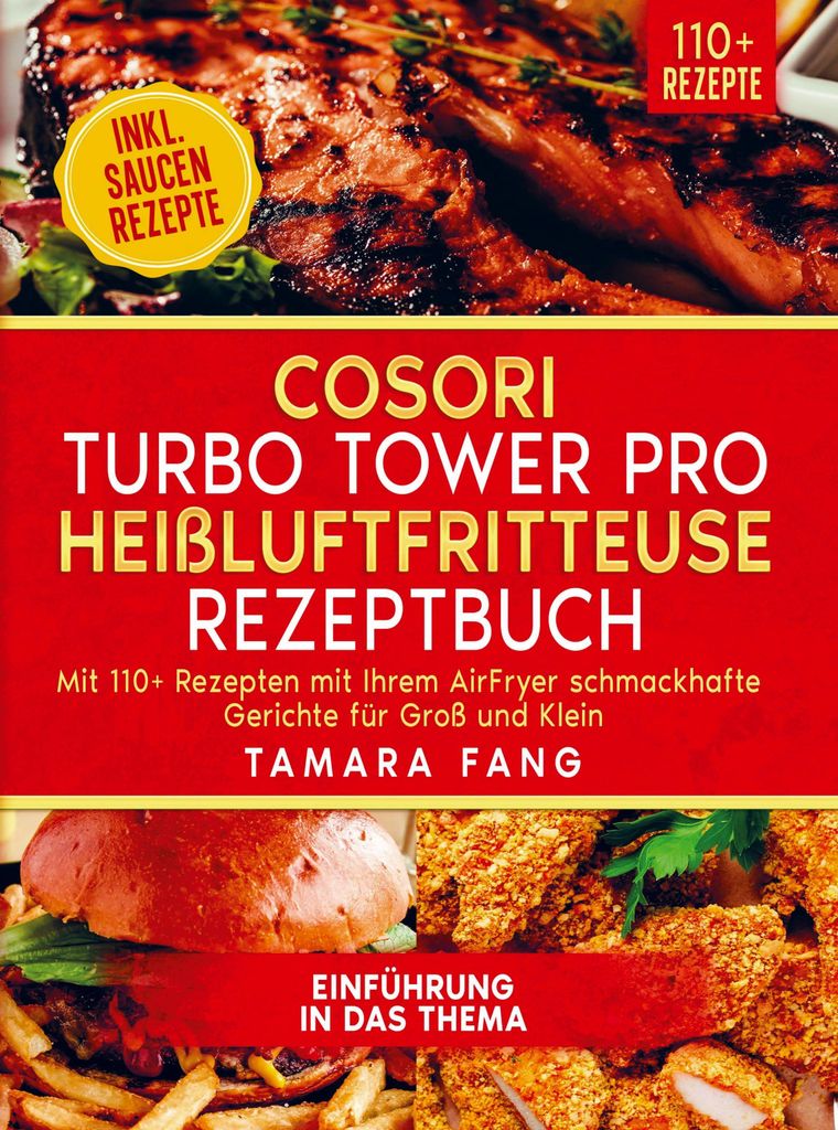 COSORI Turbo Tower Pro Heißluftfritteuse Rezeptbuch