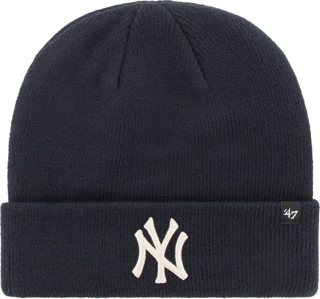 '47 Brand MLB New York Yankees Raised '47 CUFF KNIT Navy/White OSFA