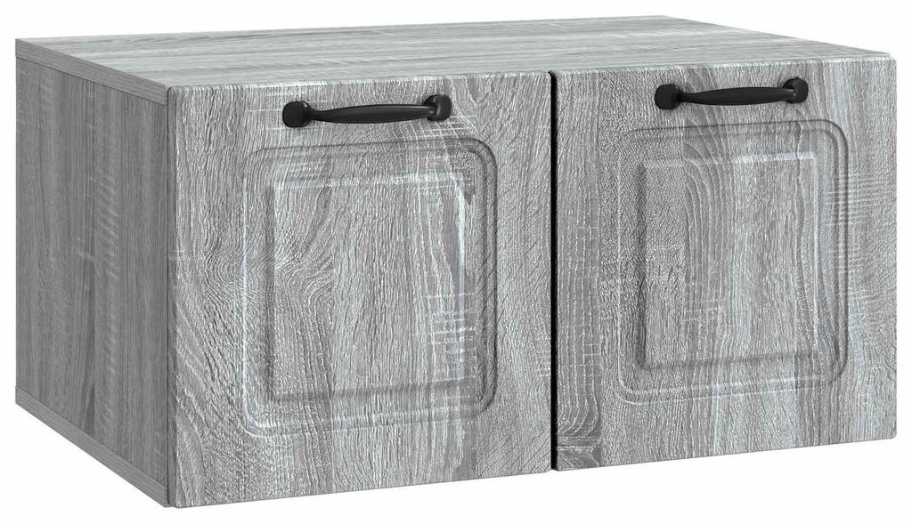 vidaXL Wandmontierter TV-Schrank Graues Sonoma 59,5 x 41 x 30 cm