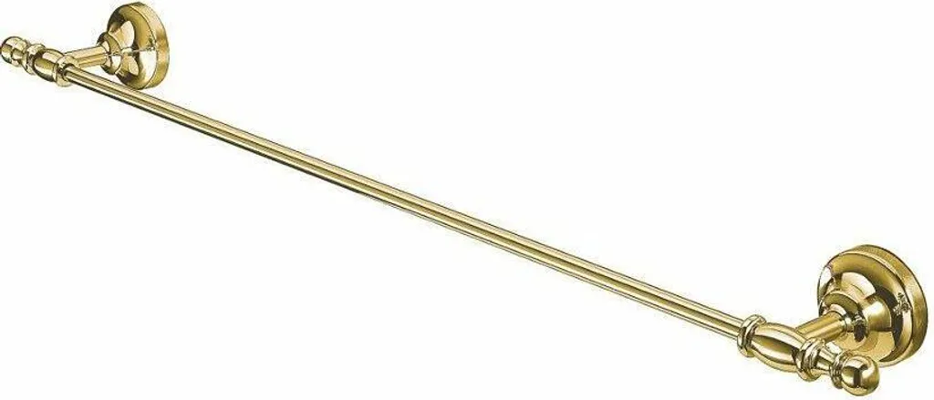 Porte-serviettes mural PERLA finition or 645mm design haut de gamme