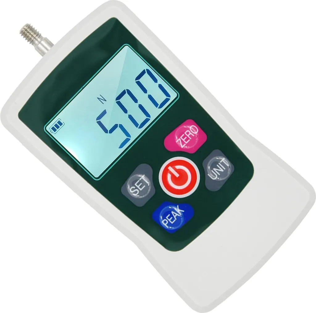 Mesure de Traction et Compression 500N : Dynamomètre Digital avec LCD