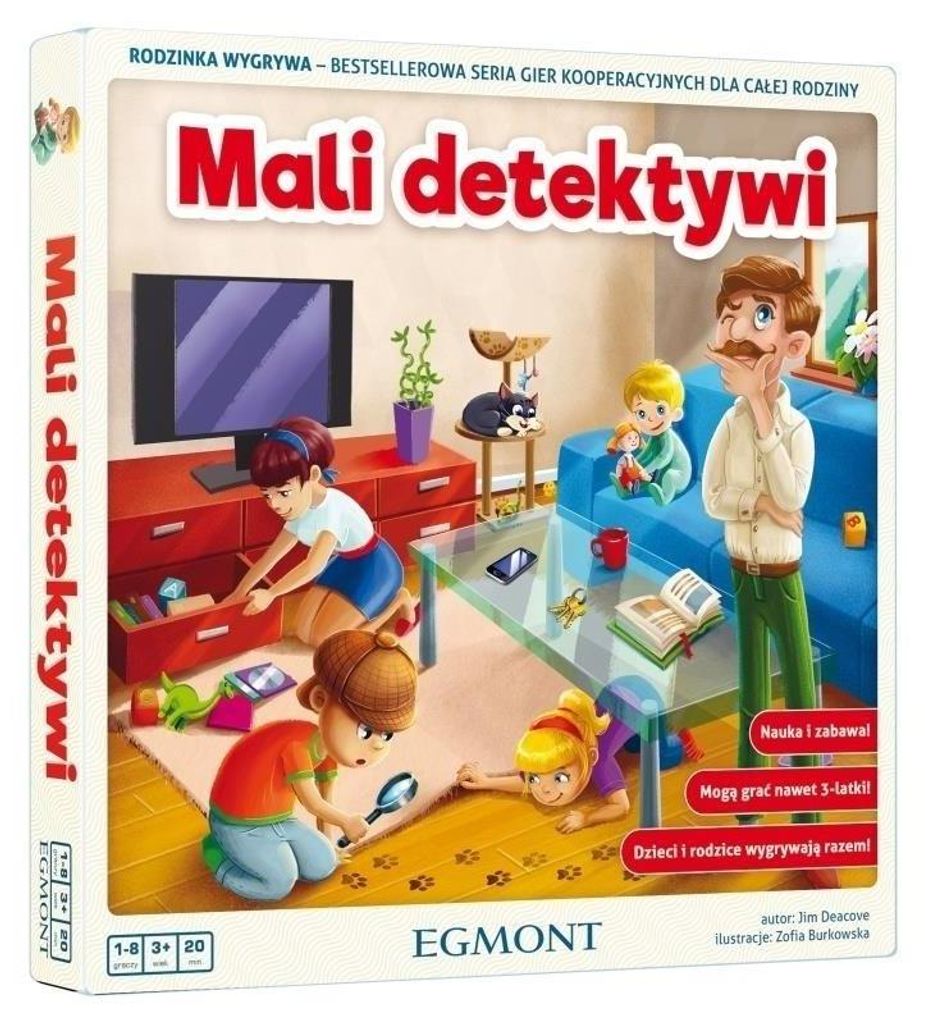 Gra Detektywistyczna Mali Detektywi Egmont Zdjęcie produktu 