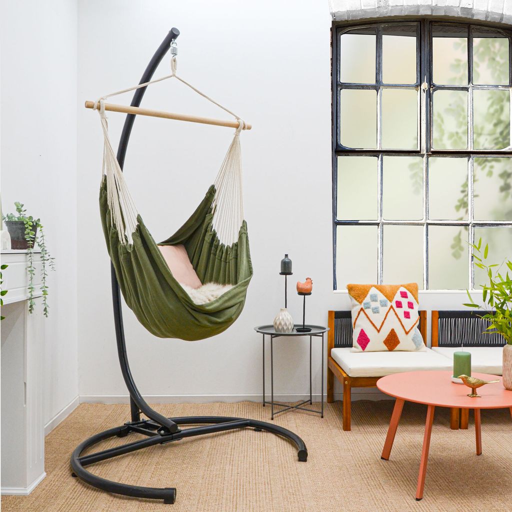 XL Hängesessel Outdoor 155x125cm - Garten Relaxsessel Outdoor Hängesessel Indoor