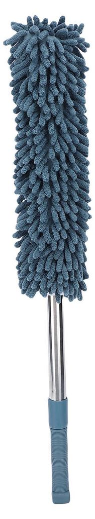 Handstaubwedel, 60–80 cm, ausziehbar, statische Absorption, weiche Staub-Reinigungsbürste für Zuhause, Auto, Marineblau