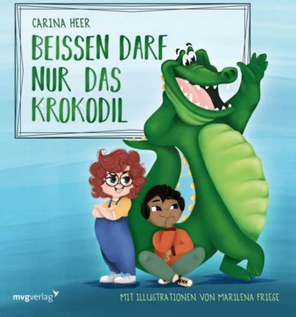 Beißen darf nur das Krokodil - Livre cartonné interactif pour enfants