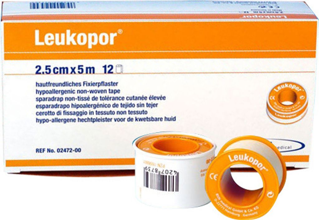BSN Leukopor Fixierpflaster im Schutzring 1 Rolle 5 m x Produktbild 5