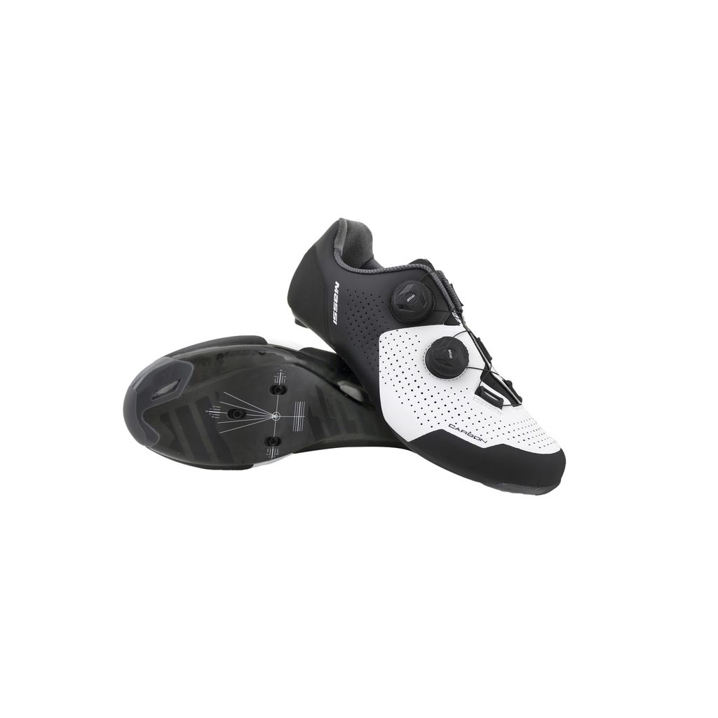 Massi Proteam Carbon Rennradschuhe Weiß EU 39 Mann Weiß EU 39