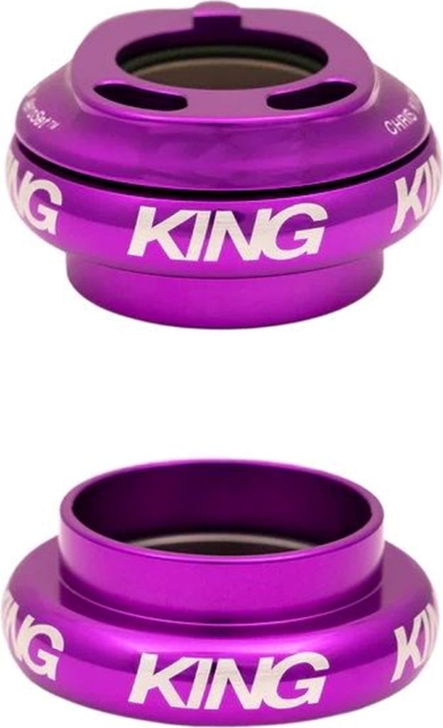 Chris King AeroSet 3 Tapered Steuersatz, FSA, Edelstahl-Lager, 1 1/8"-1.5", GripLock, EC44/28.6