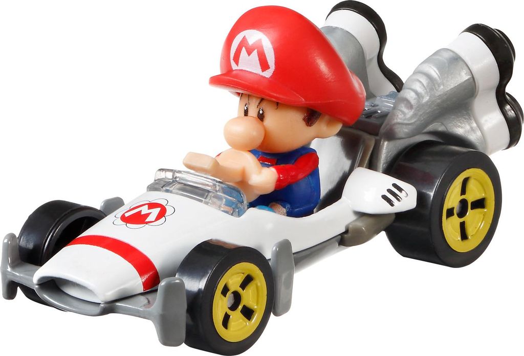 Hot Wheels Mario Kart MarioKart Baby Mario and B-Dasher, Produktbild 