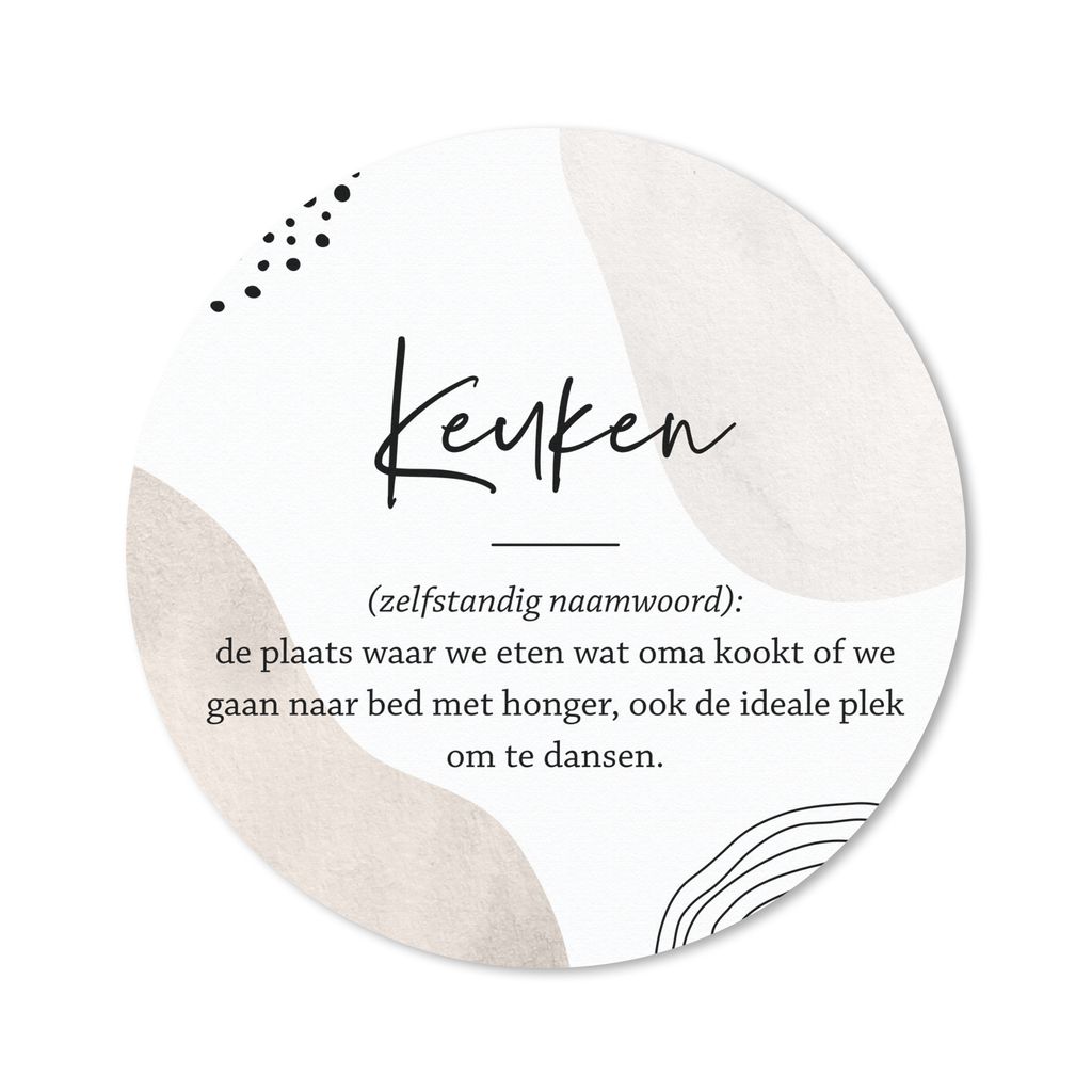 MuchoWow Mauspad Mousepad küche - vater - sprichwörter - küchen-definition - zitate - Wörterbuch 40x40 cm - Mousepads - Maus Mat - Pad - Maus...