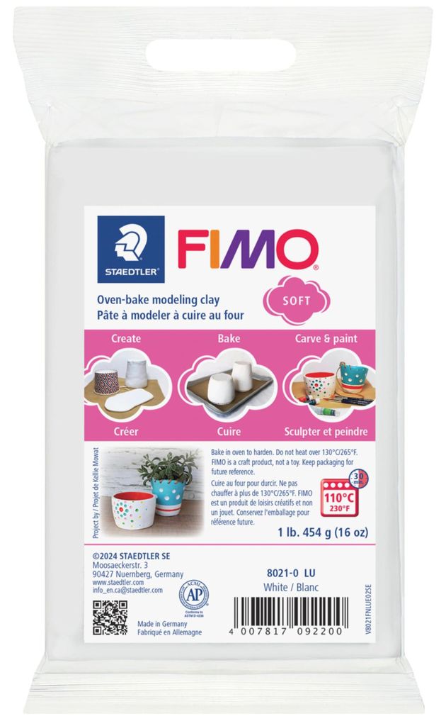 FIMO Mod.masse Fimo soft 454g biały Zdjęcie produktu 