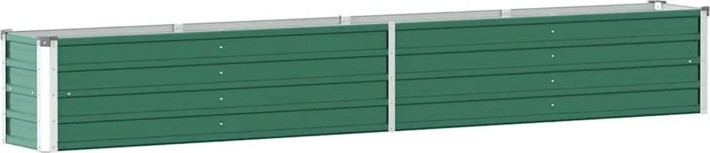 Solution Jardinage Durable : Bac Acier Galvanisé Vert 320x40x45 cm - 2