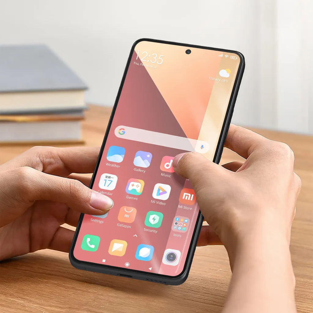 Protezione Schermo Xfm Nera per Xiaomi Redmi Note 13 | Eleganza 9H - 5