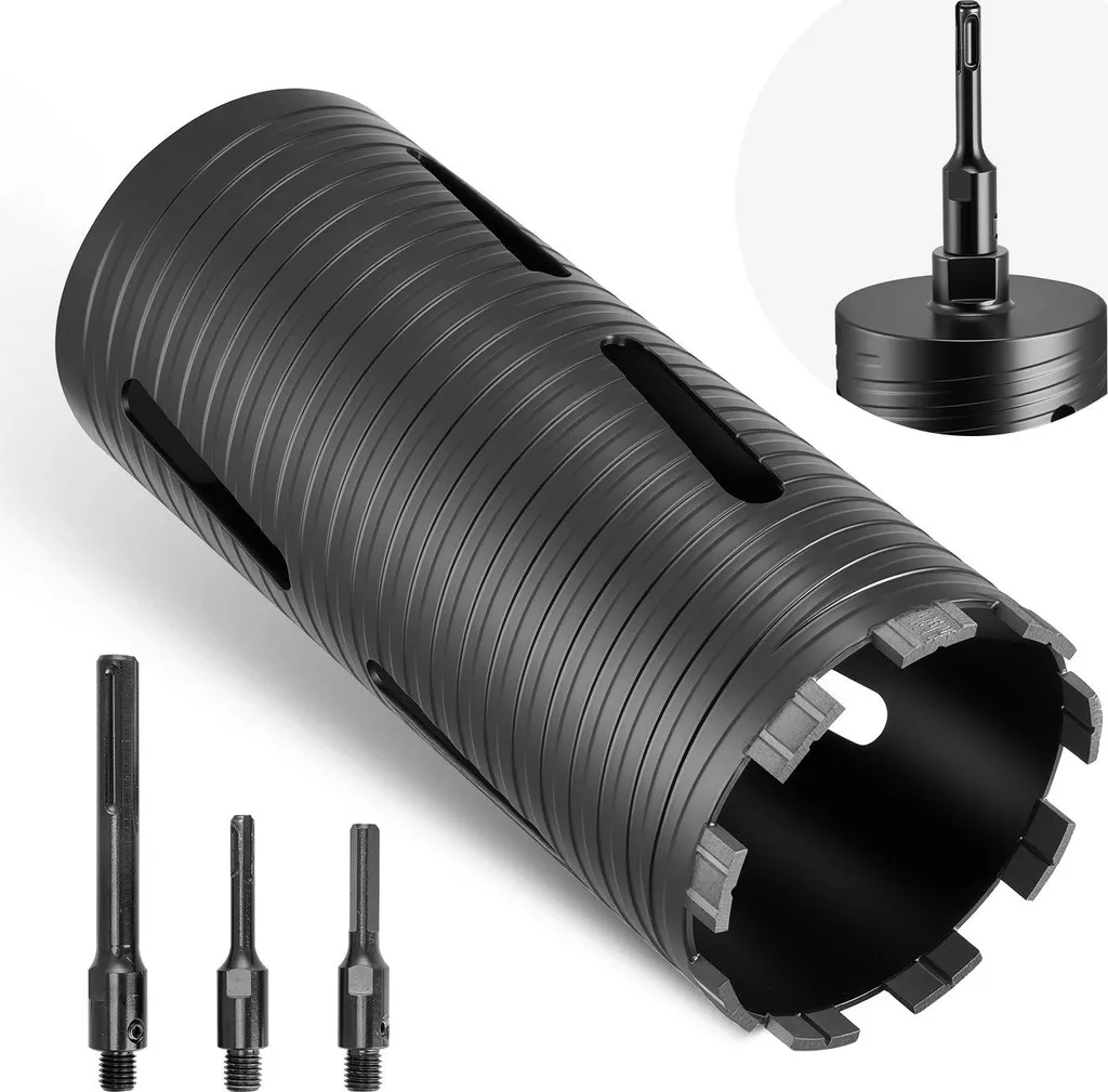 Forage Béton et Brique : Carotte Diamantée 102 mm de Haute Précision