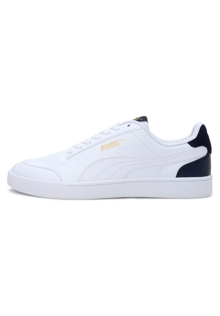 Puma Shuffle White White Peacoat Team Gold Größe EU 43 Produktbild 