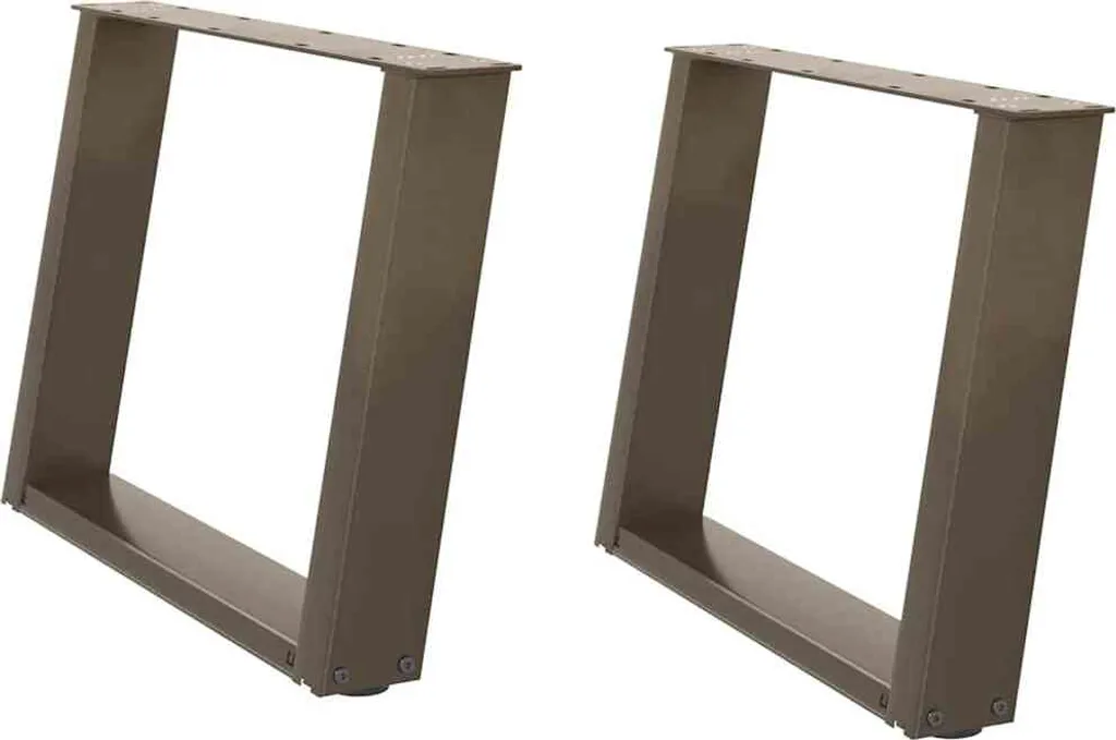 Trasforma il tuo Salotto con 2 Gambe SYFAX™ in Acciaio a U 60cm