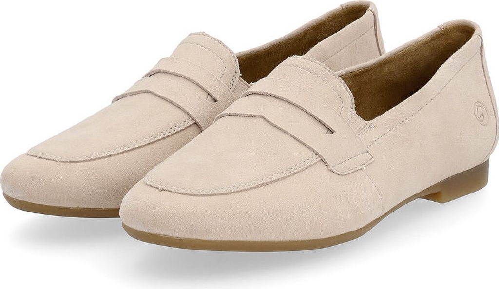 Remonte Damen Mokassins D0K02-61 Farbe: Beige Größe: 36