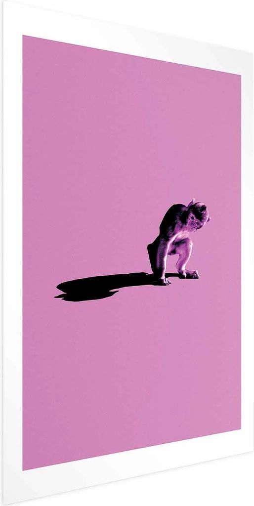 Posterpapier Poster - Little Monkey 40x60 cm Tiere g-C-0116-ao-a
