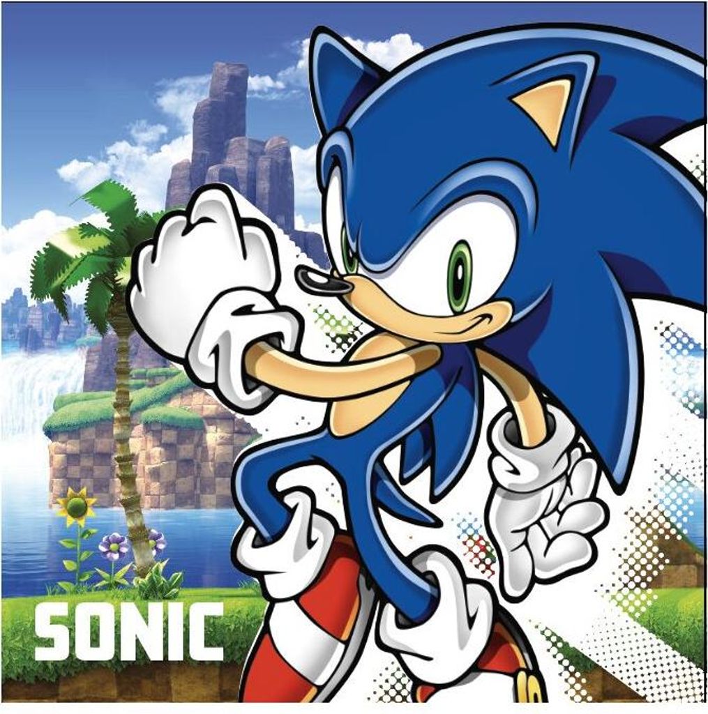 Sonic the Hedgehog Island Hand- & Gesichtstuch 30×30 cm