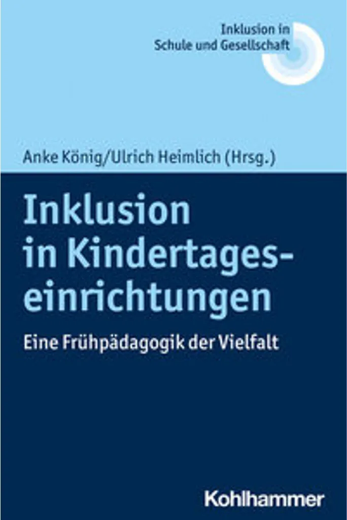 Livre Inklusion in Kindertageseinrichtungen : inclusion en crèche