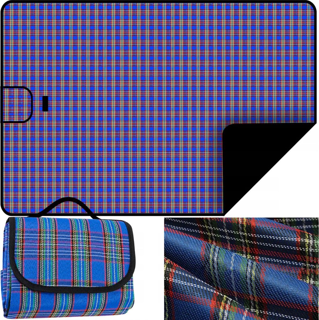PICNIC PICNIC MAT TURISTIC PLAIN PLAIN SPRAYING BLanket 145x80cm kariert