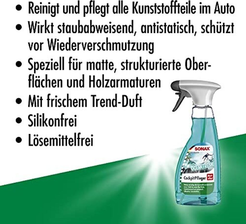 SONAX CockpitPfleger Matteffect Ocean-Fresh (500 ml) Produktbild 8