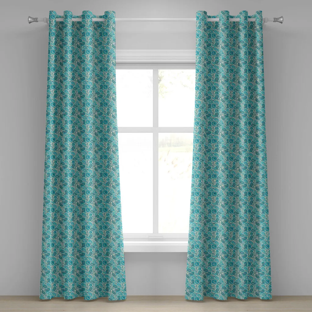 Tende ABAKUHAUS Turchese Etniche 280x175 | Arredo Casa Vintage