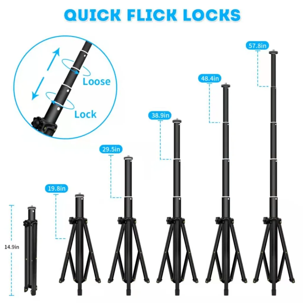 Éclairage pour Visioconférence et Vidéo Ring Light LED ajustable - 2