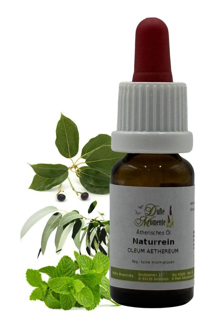 Dufte Momente Ätherisches Öl 10ml Aktiv Sport | Eukalyptus, Kampfer & Minze | 100% naturrein | Für Diffusor, Sauna & Duftlampe | Vegan | Pipette