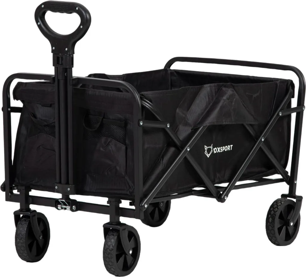 Chariot de Plage et Jardin Pliable Idéal pour Courses et Pique-Nique