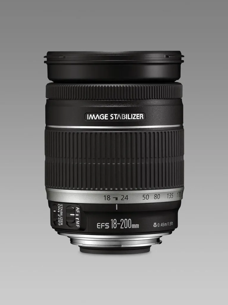 Objectif Zoom Canon EF-S 18-200mm IS pour Appareil Photo Reflex APS-C