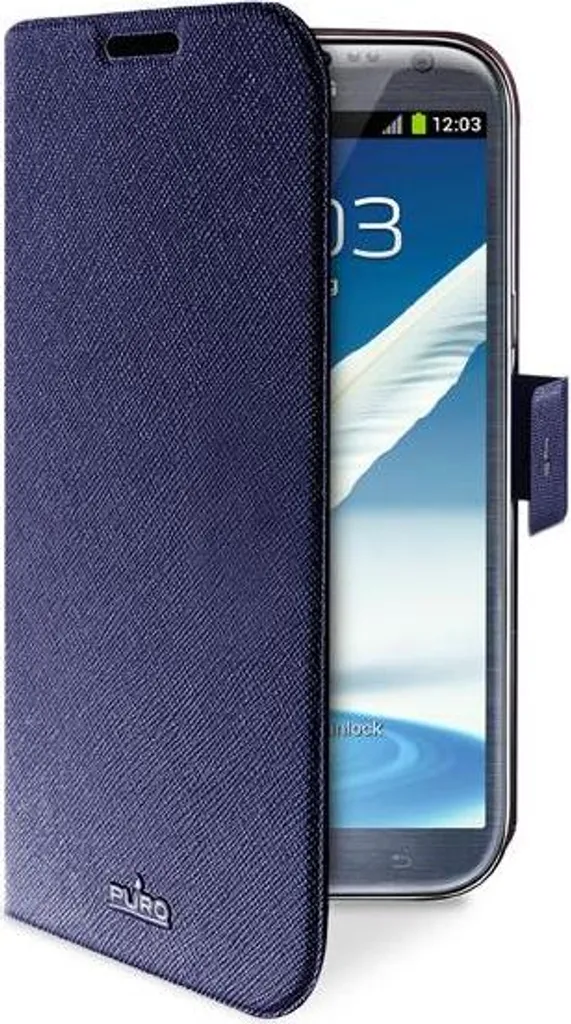 Housse de protection Folio GNOTE2BOOKSBLUE en cuir PU pour téléphone