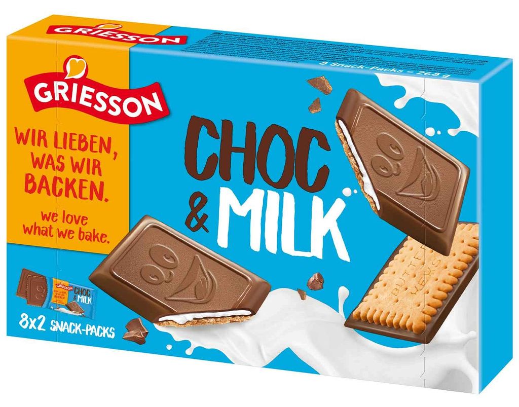 Griesson Choc & Milk 8x2er Produktbild 