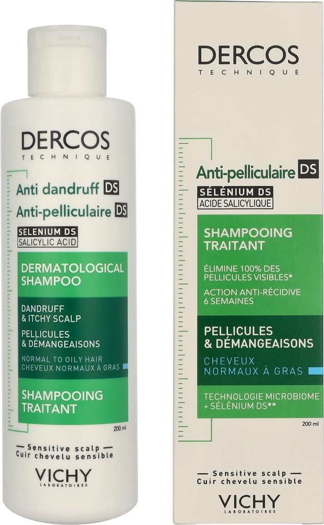 Normal/Oily Hair Vichy Dercos Anti-Dandruff Shampoo Produktbild 