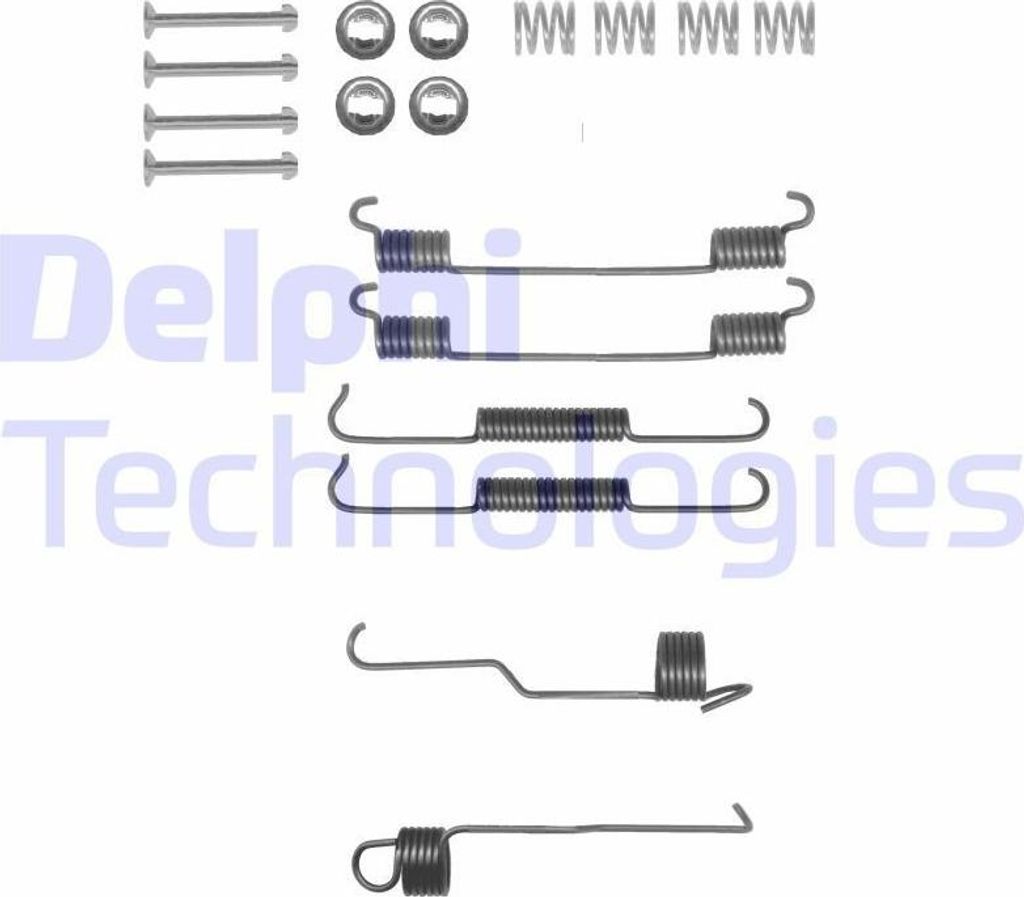 DELPHI Zubehörsatz Bremsbacken LY1320 Hinten für FIAT PALIO Weekend (178DX)