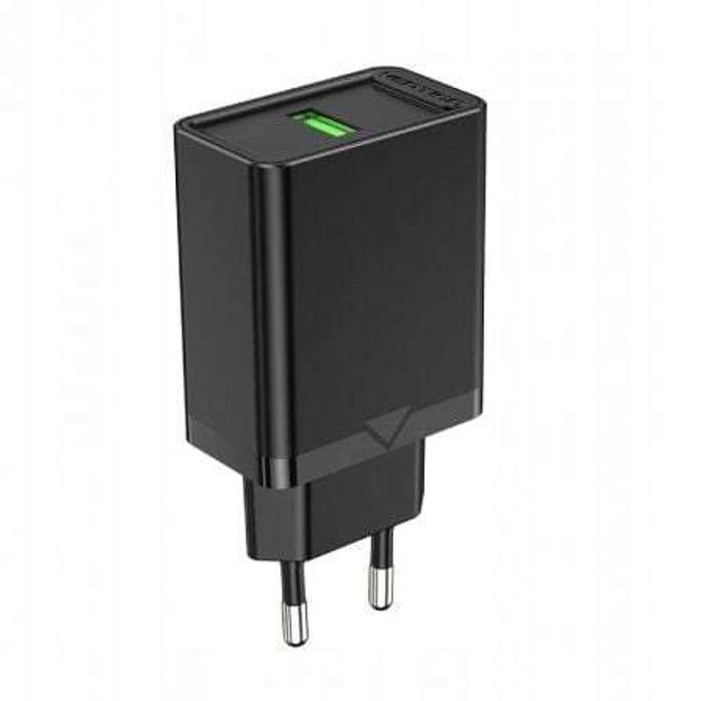 18W Ladegerät Wandladegerät 1x USB 2,4A Schwarz