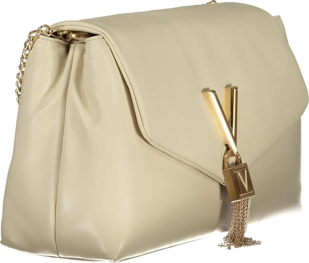 Sac beige ajustable à 2 compartiments et fermeture pression pratique - 3
