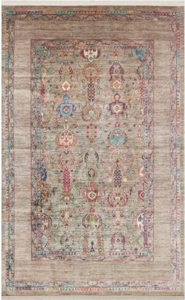 Tapis de Passage Antique 07 Olive - Décoration Intérieure 80x150 cm